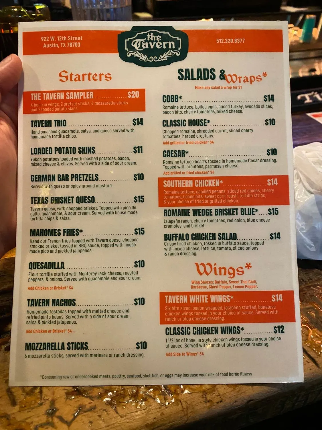 Menu 2