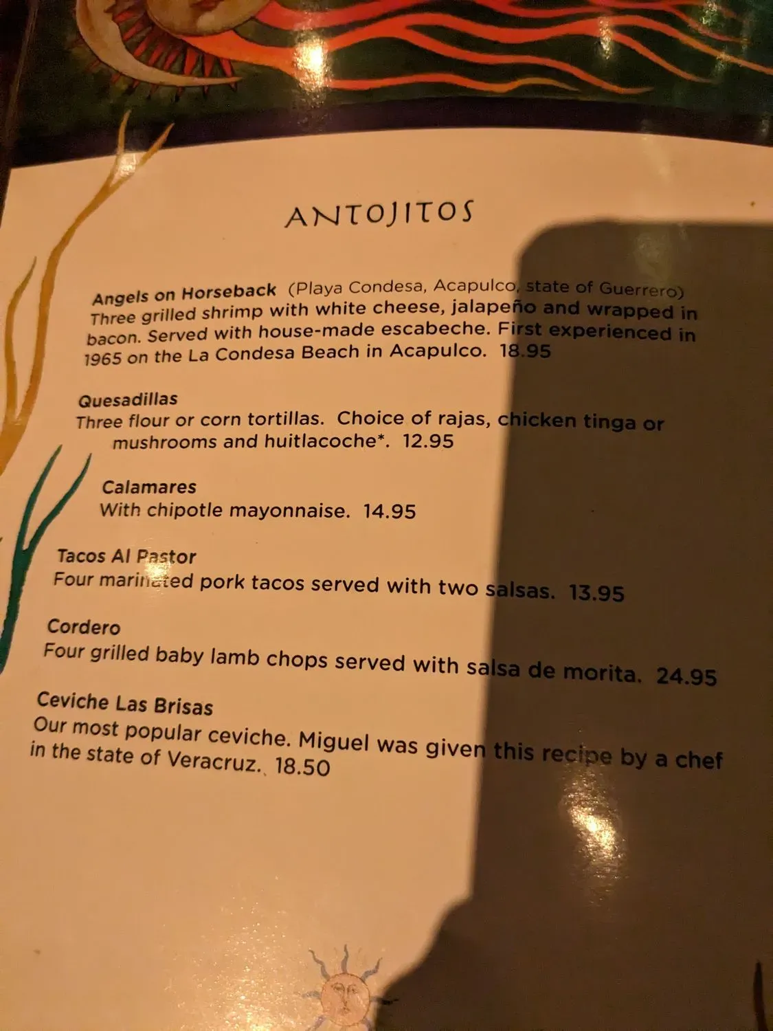 Menu 6