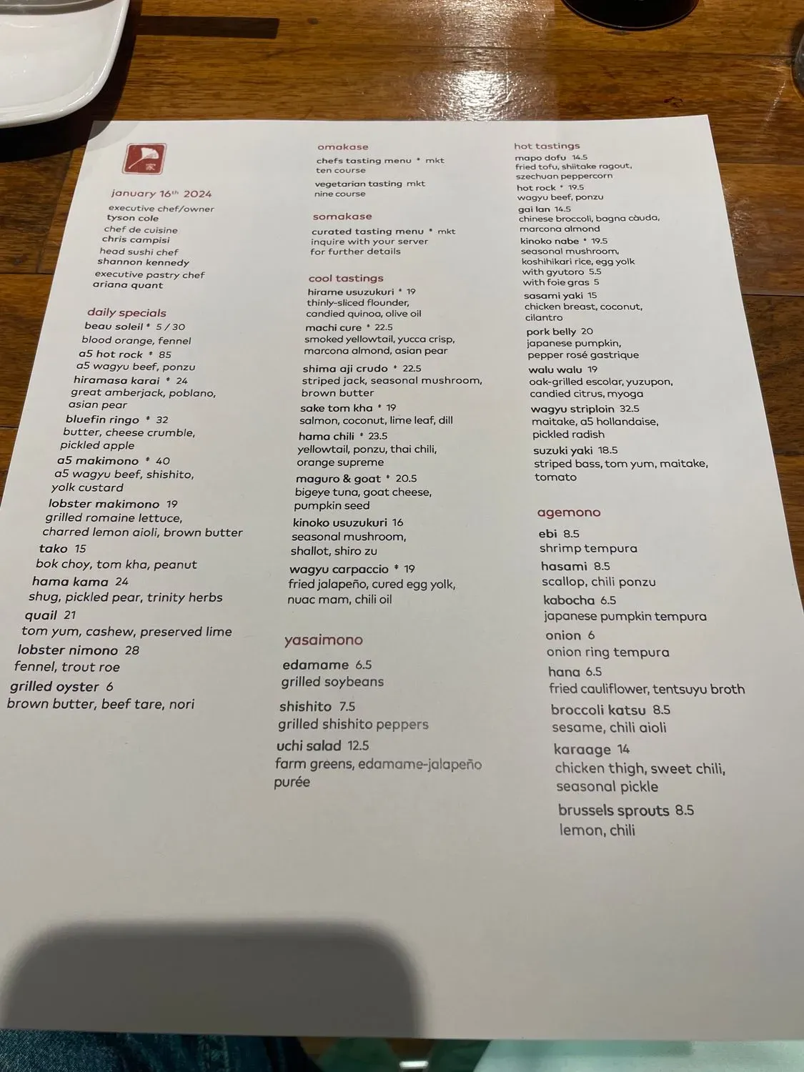 Menu 3