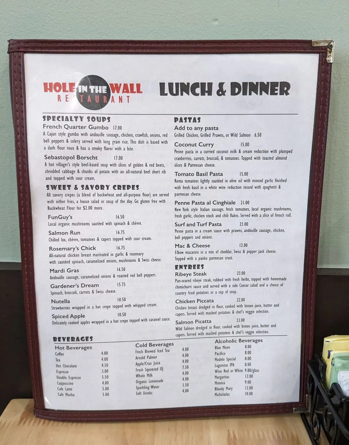 Menu 6