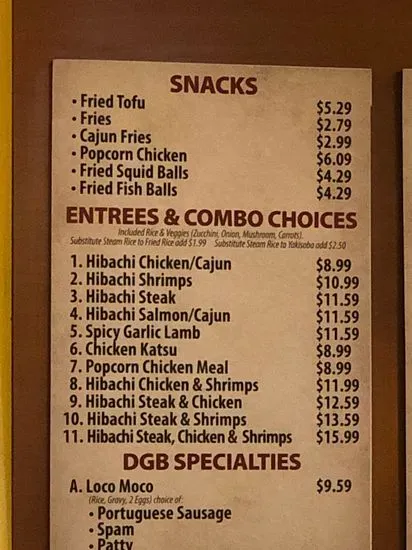 Menu 5