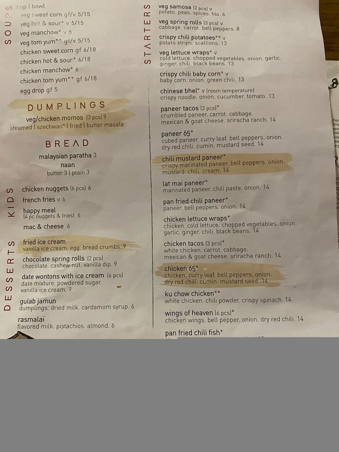 Menu 4