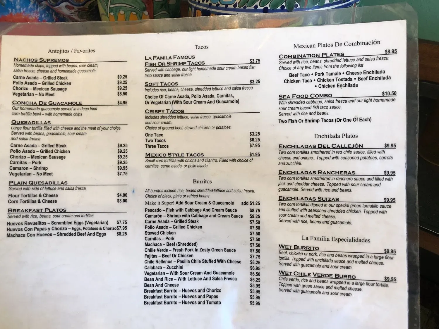 Menu 4