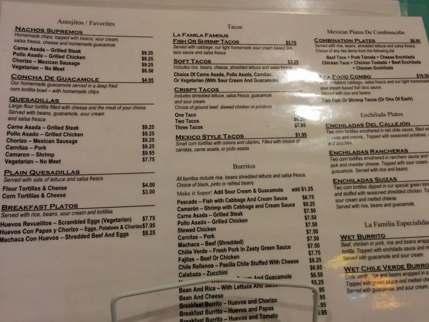 Menu 6