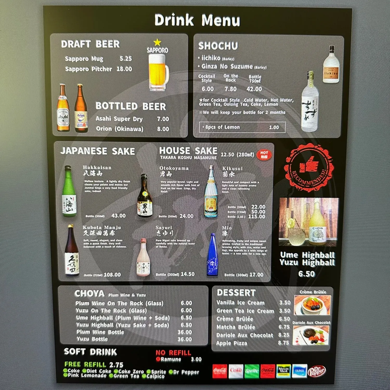 Menu 2