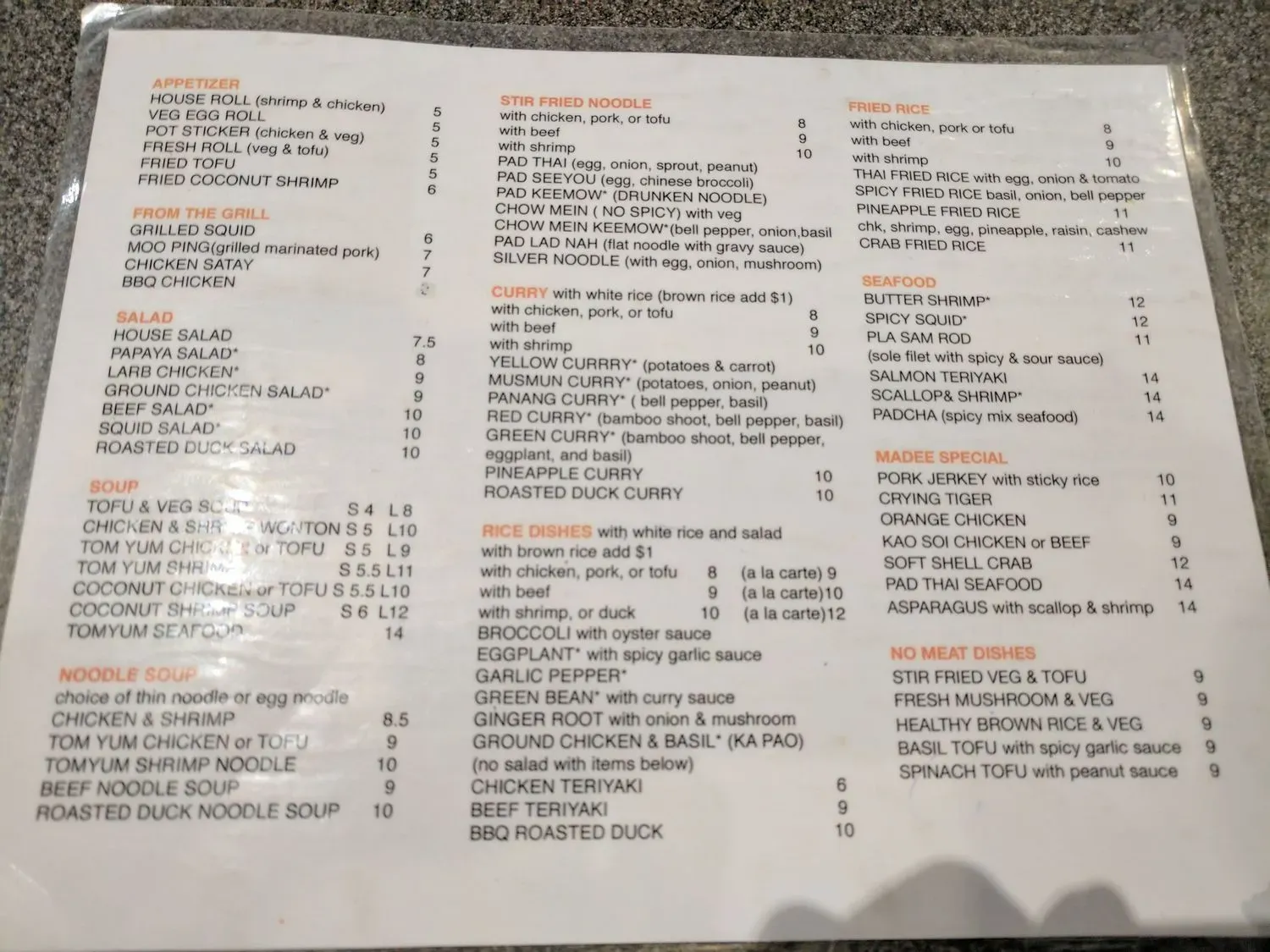 Menu 4