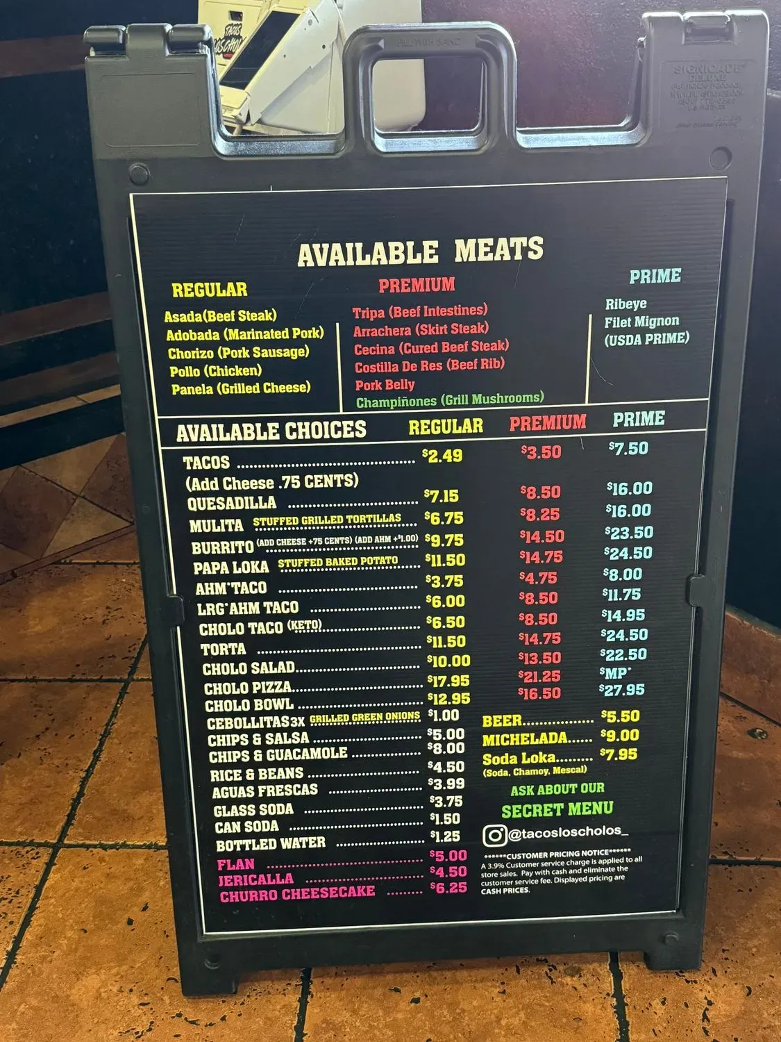 Menu 5