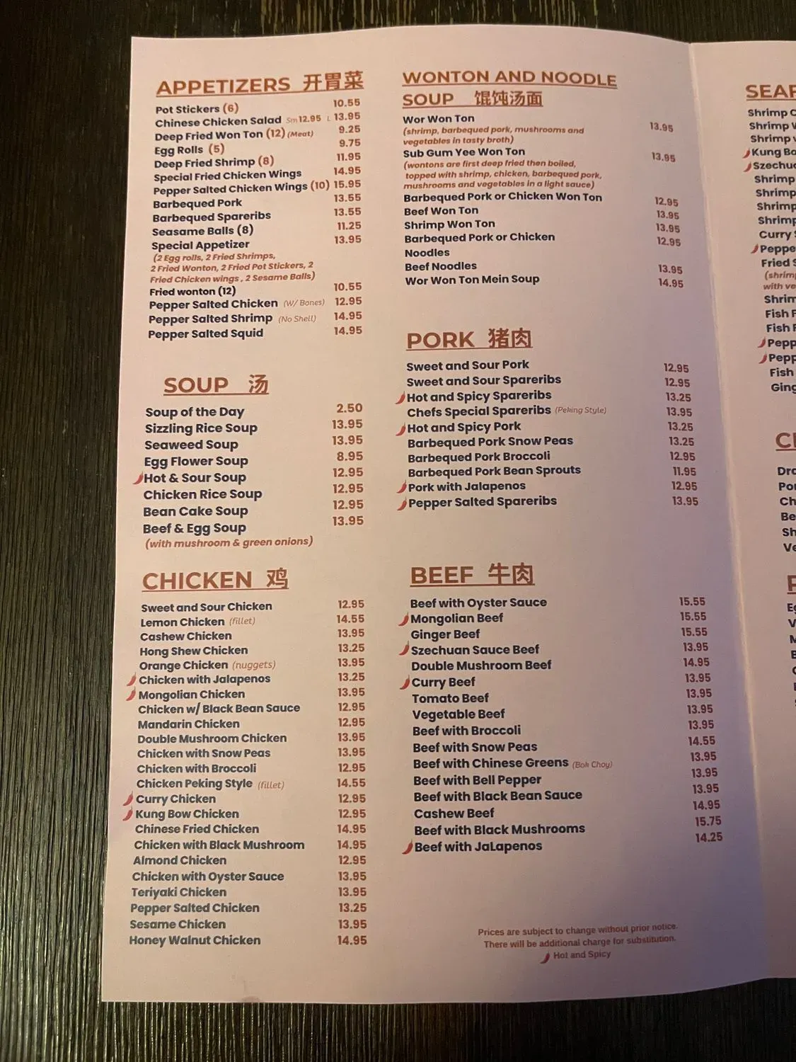 Menu 4