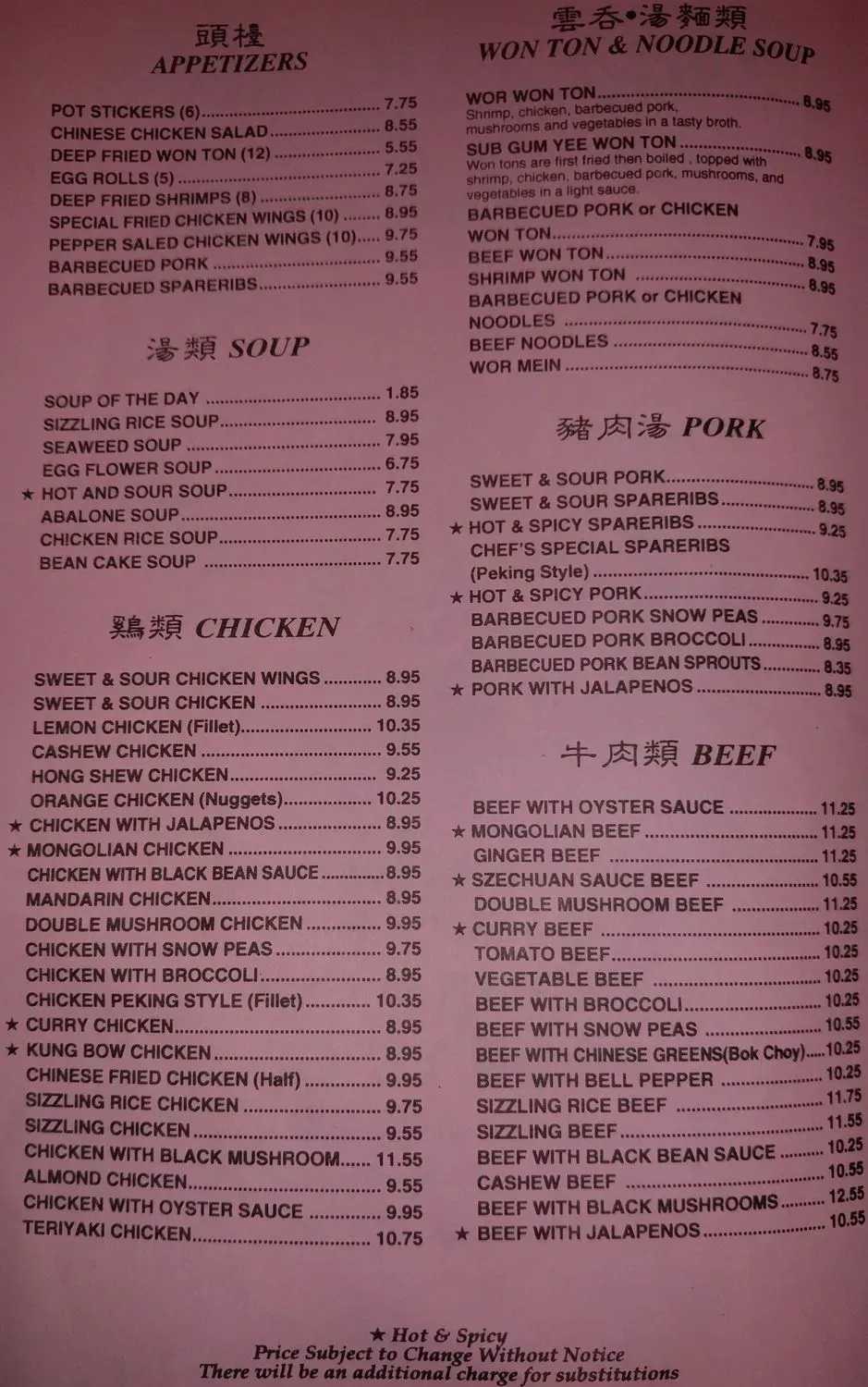 Menu 6