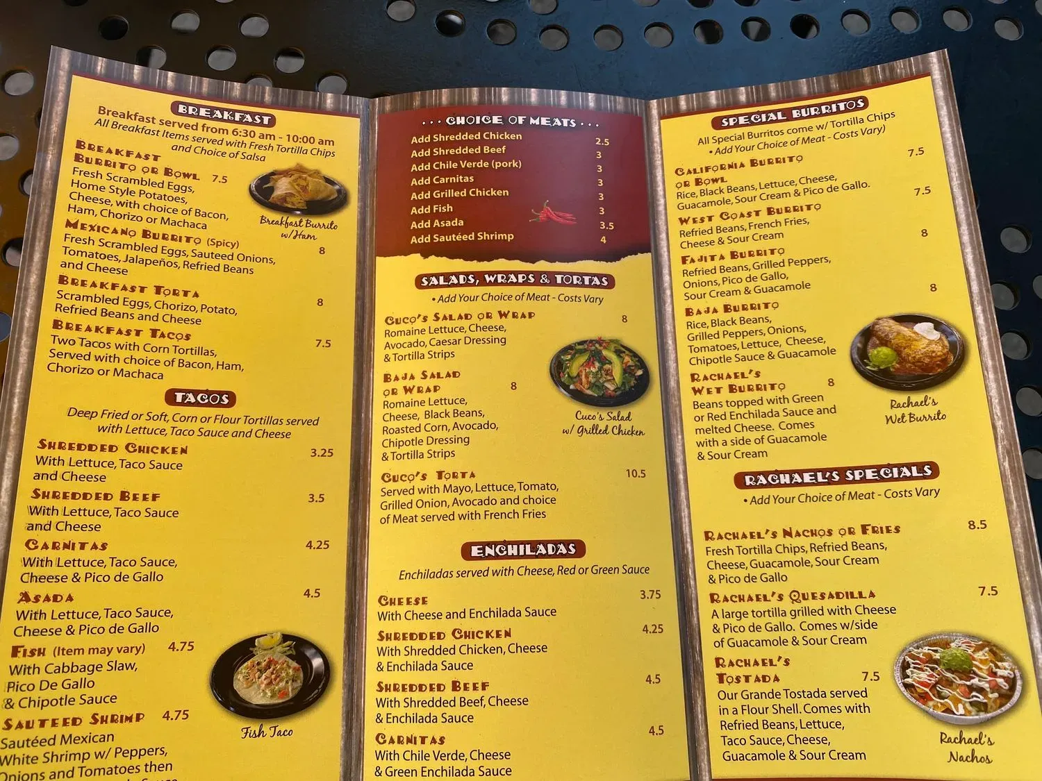 Menu 5