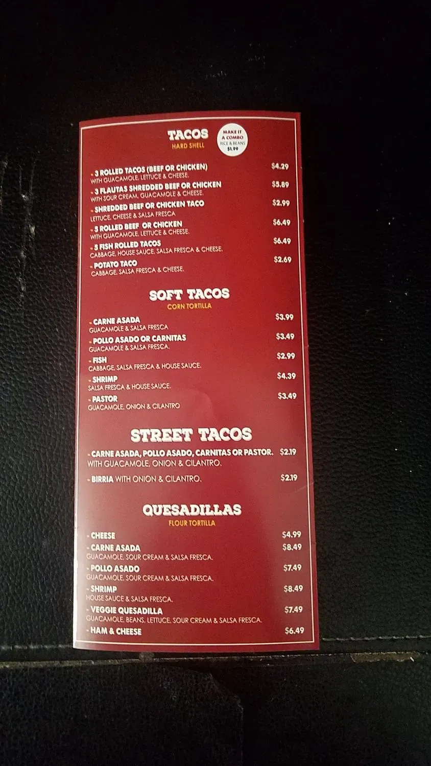 Menu 3