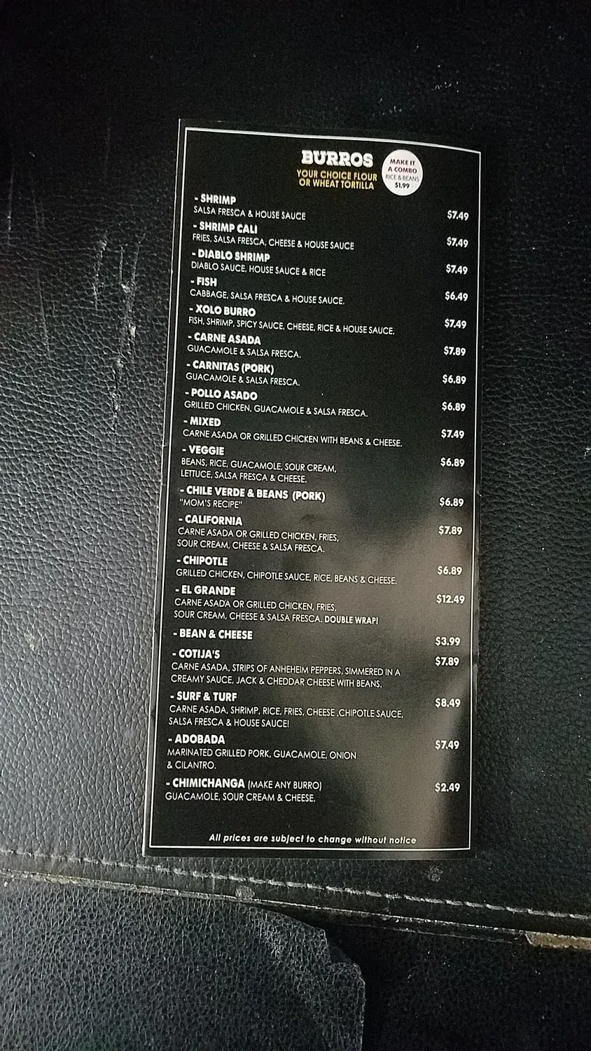 Menu 6