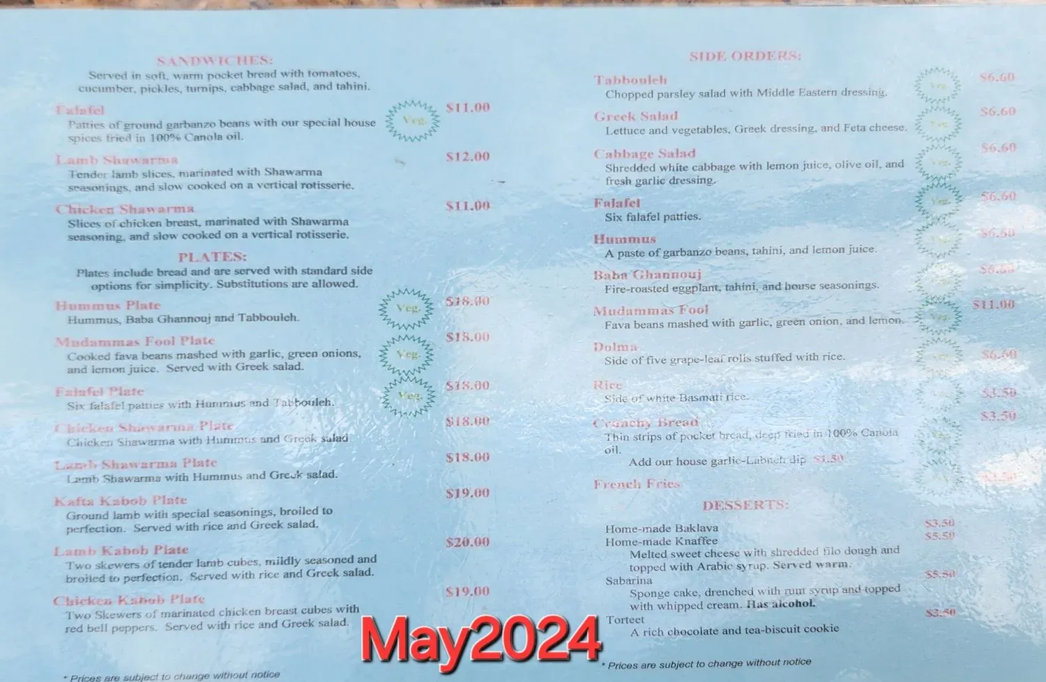 Menu 4