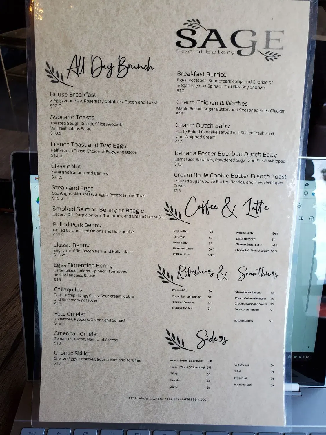 Menu 2