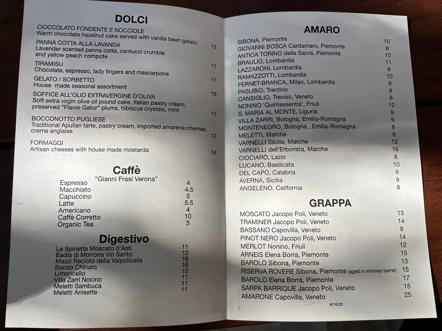 Menu 4