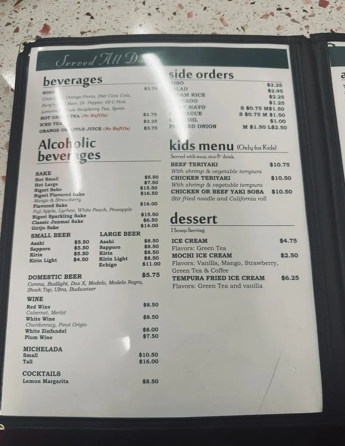 Menu 6