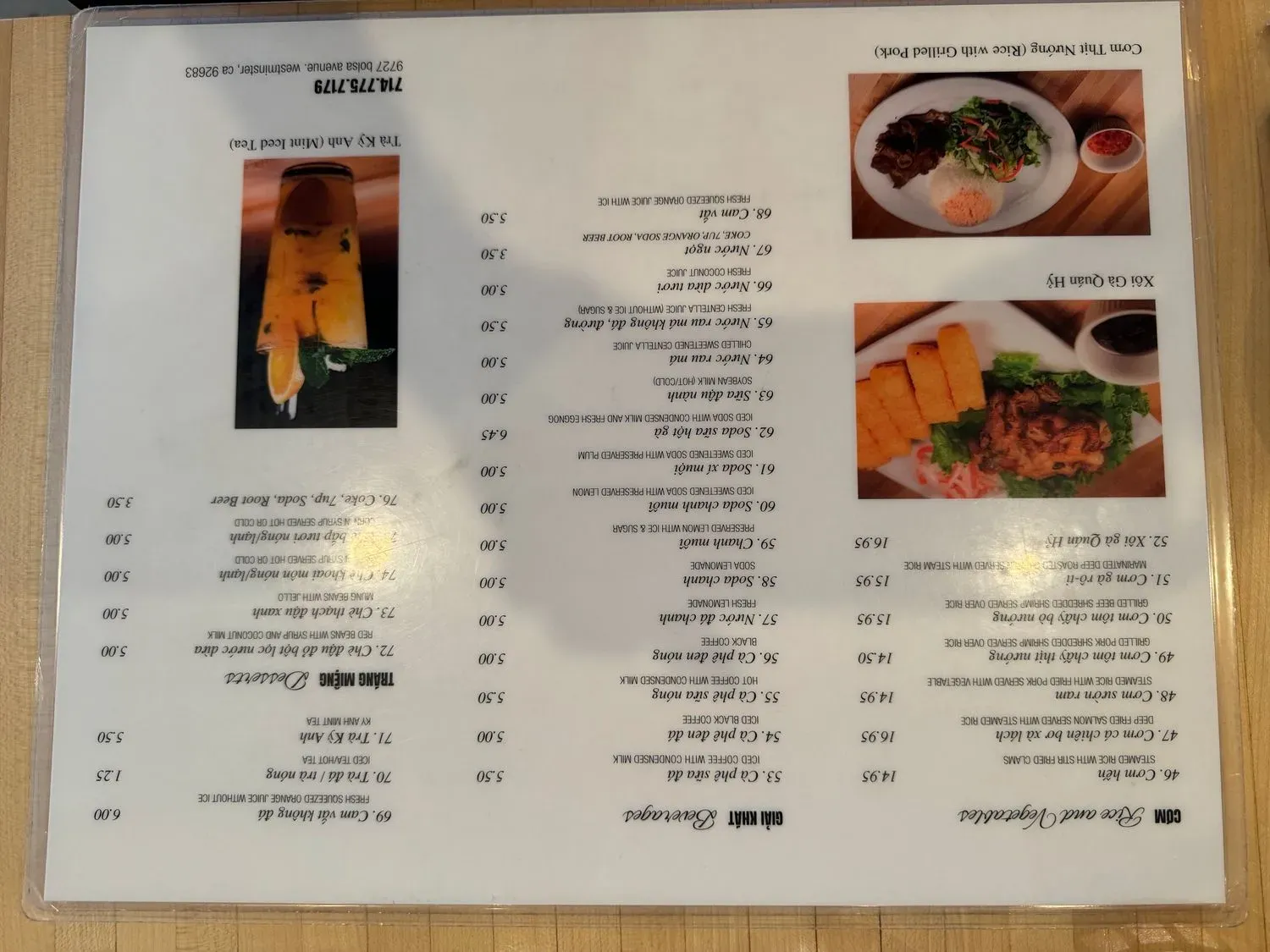 Menu 5