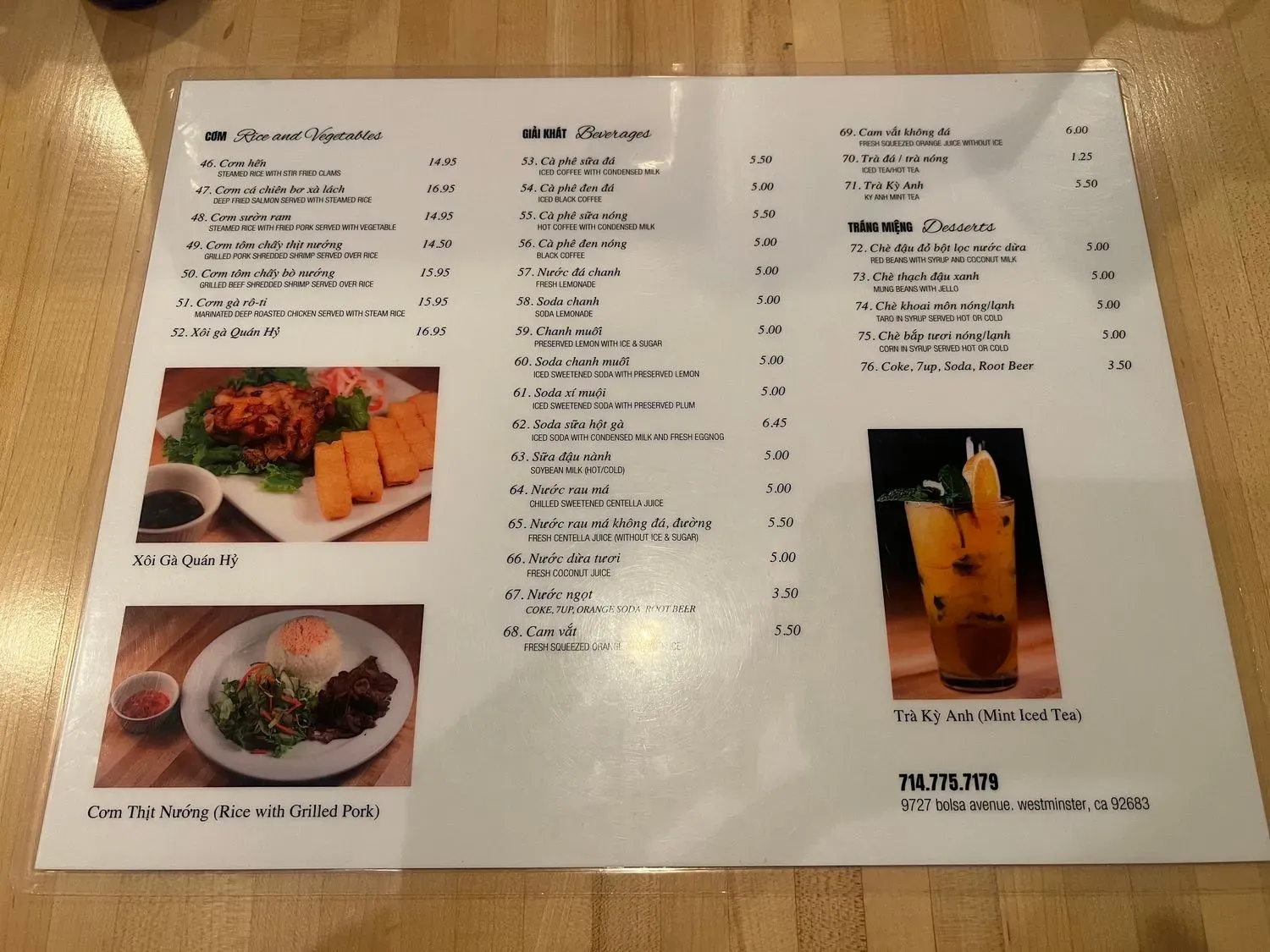 Menu 4