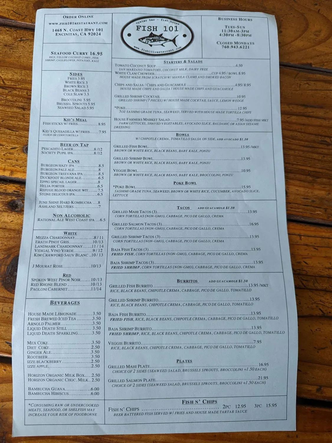 Menu 4