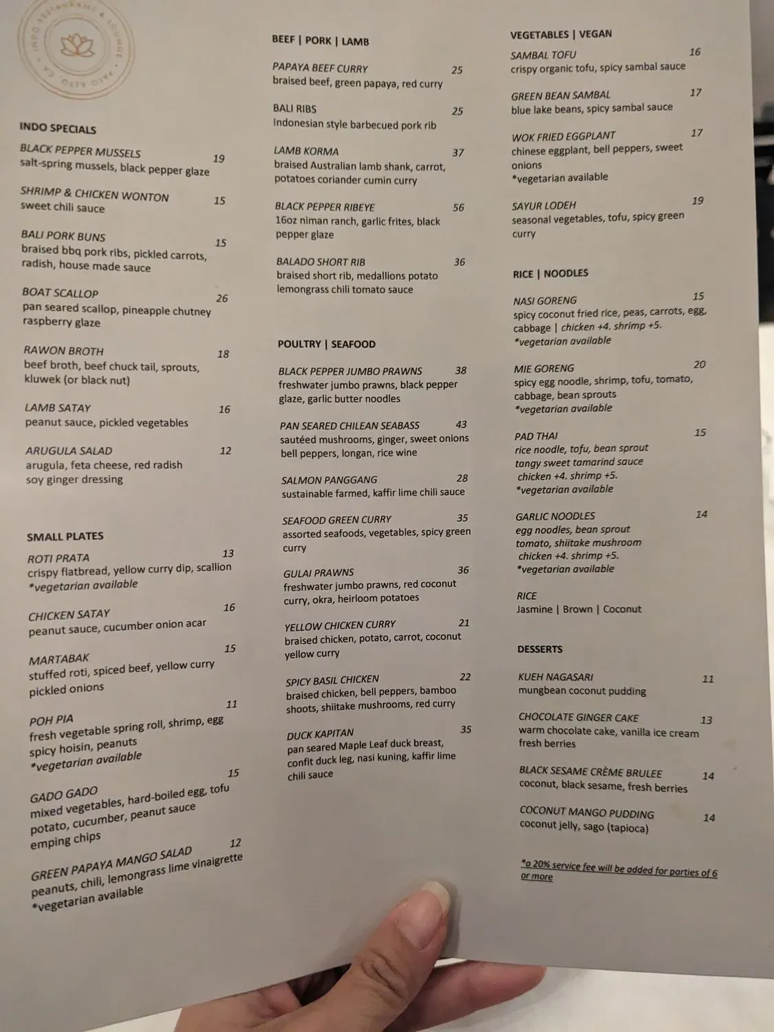 Menu 3