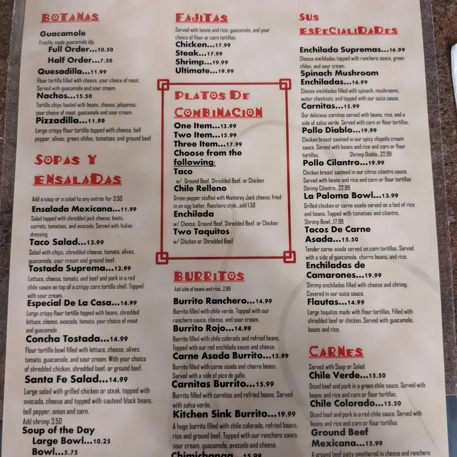 Menu 3