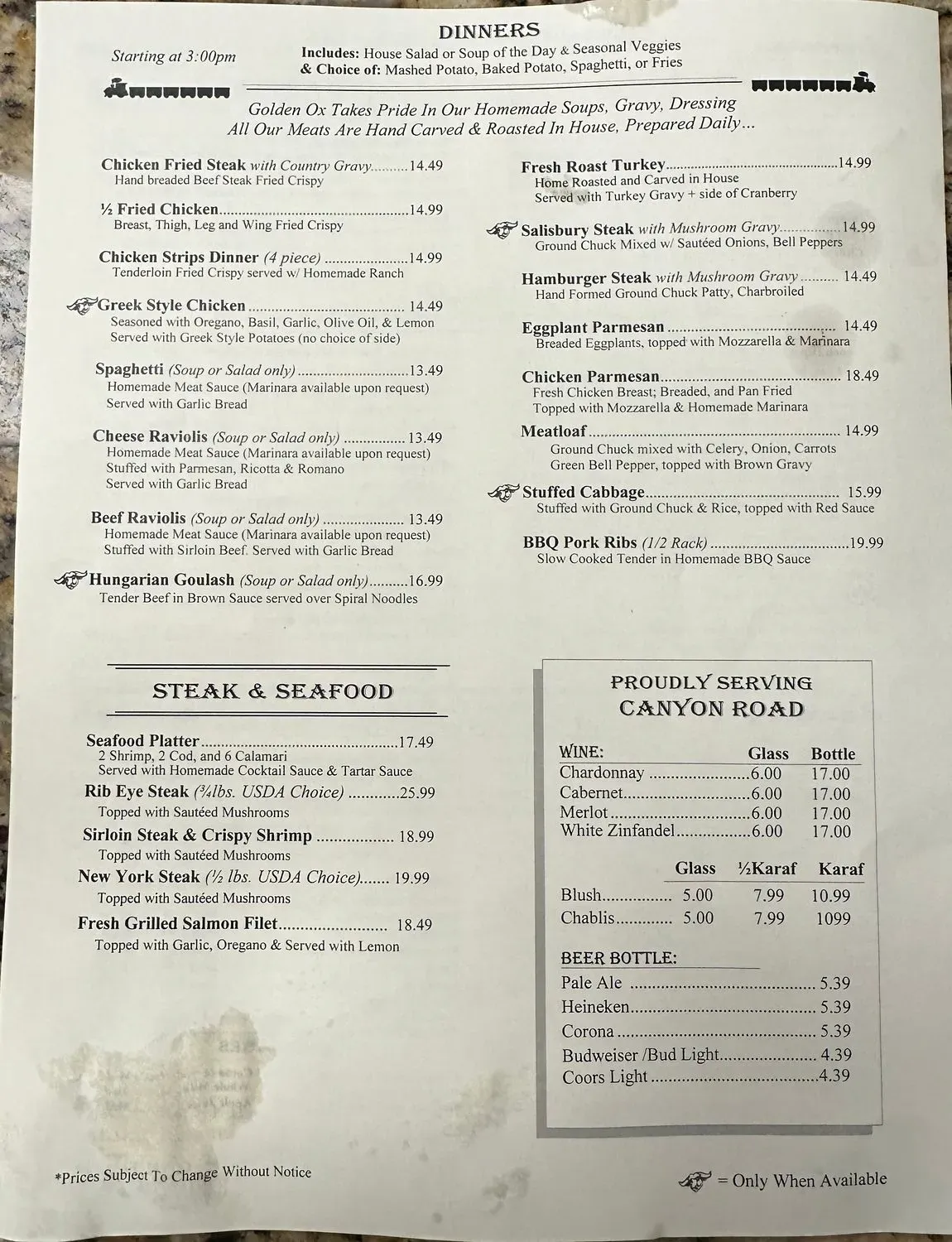 Menu 2