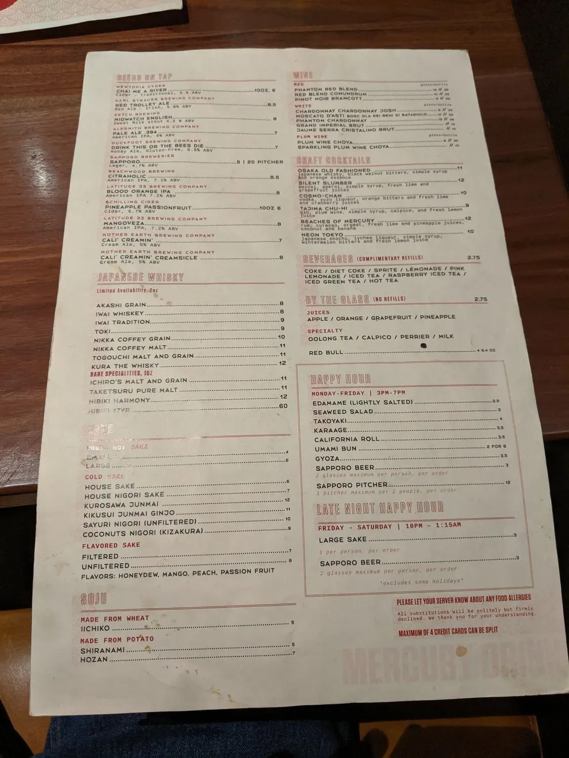 Menu 4