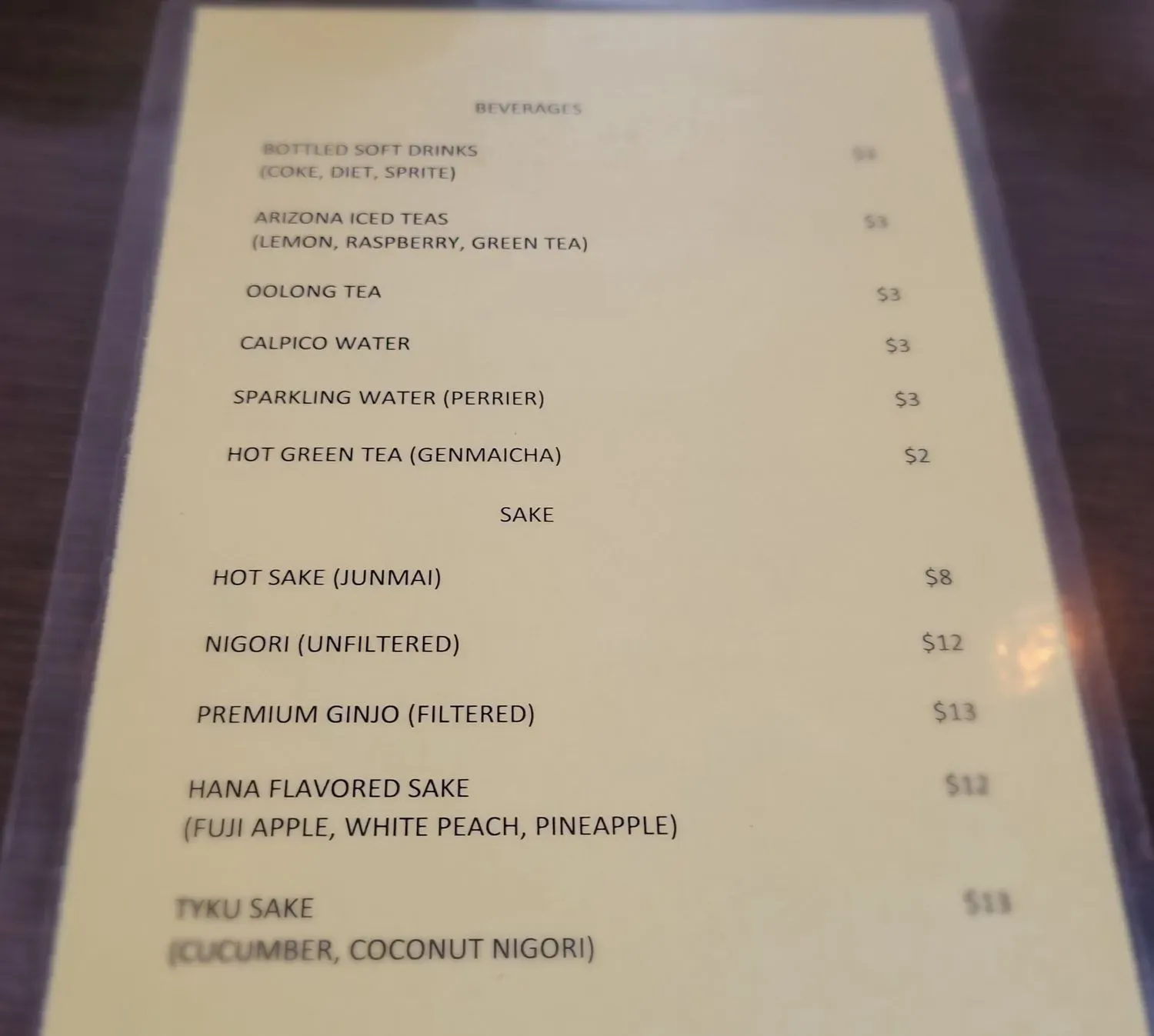 Menu 2