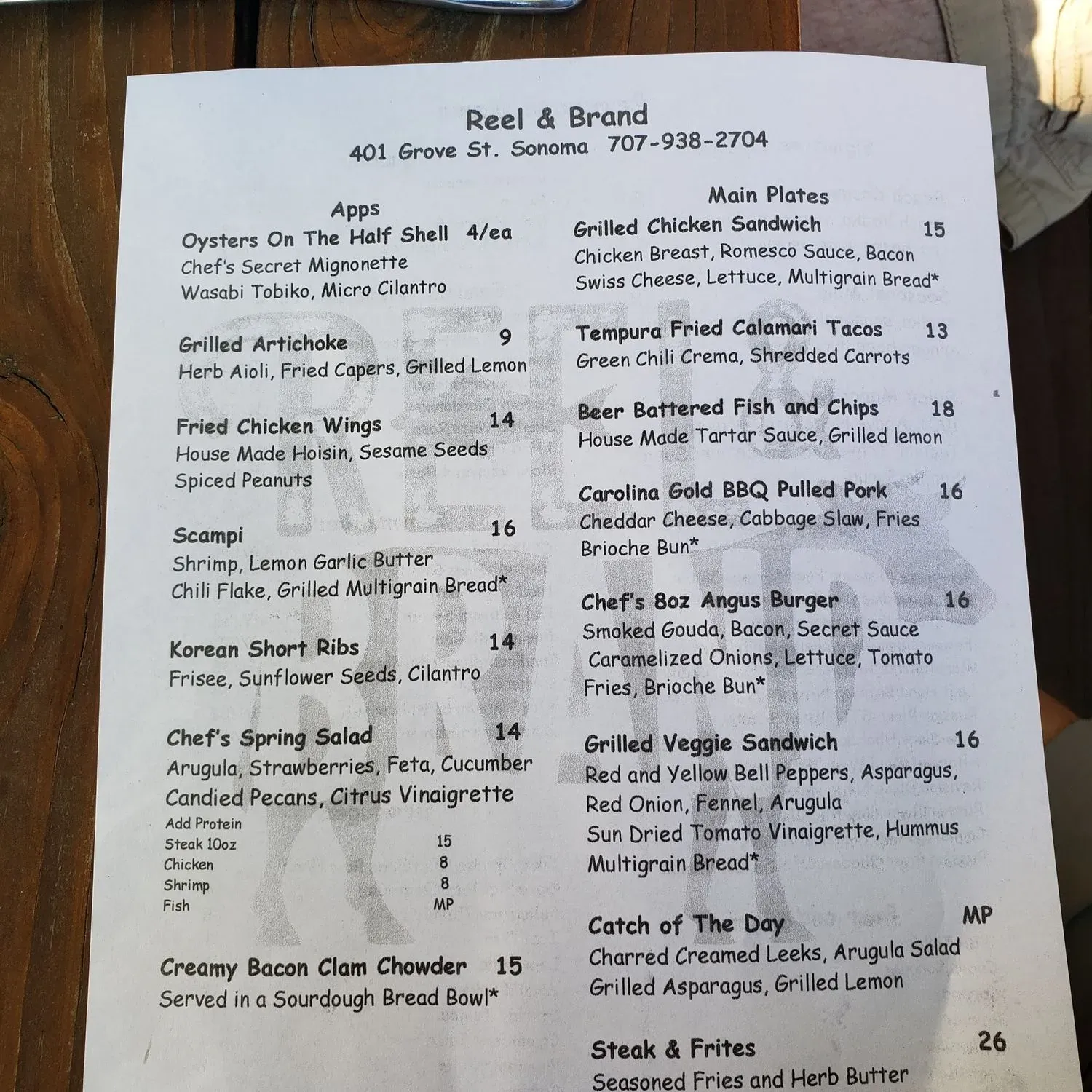 Menu 2