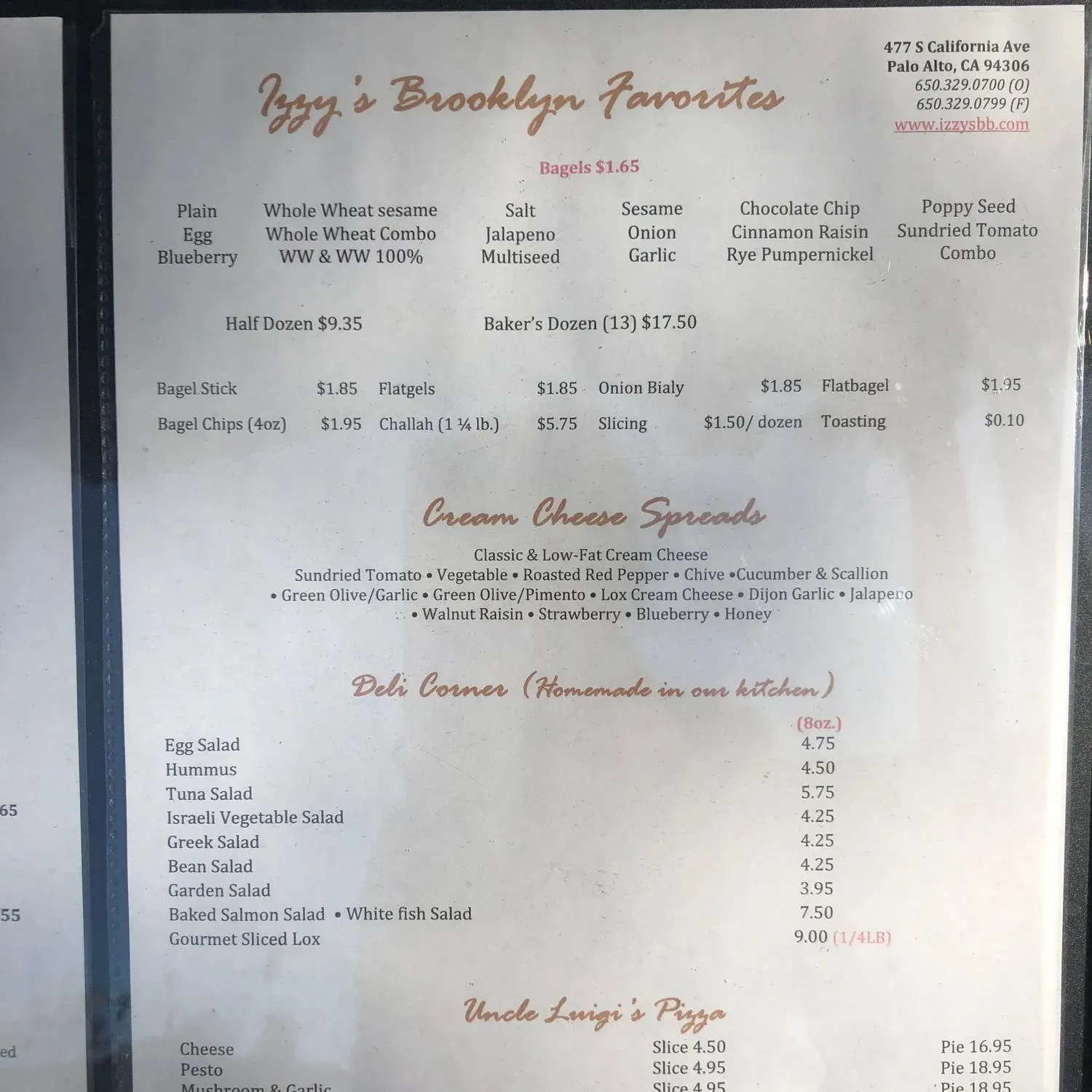 Menu 3