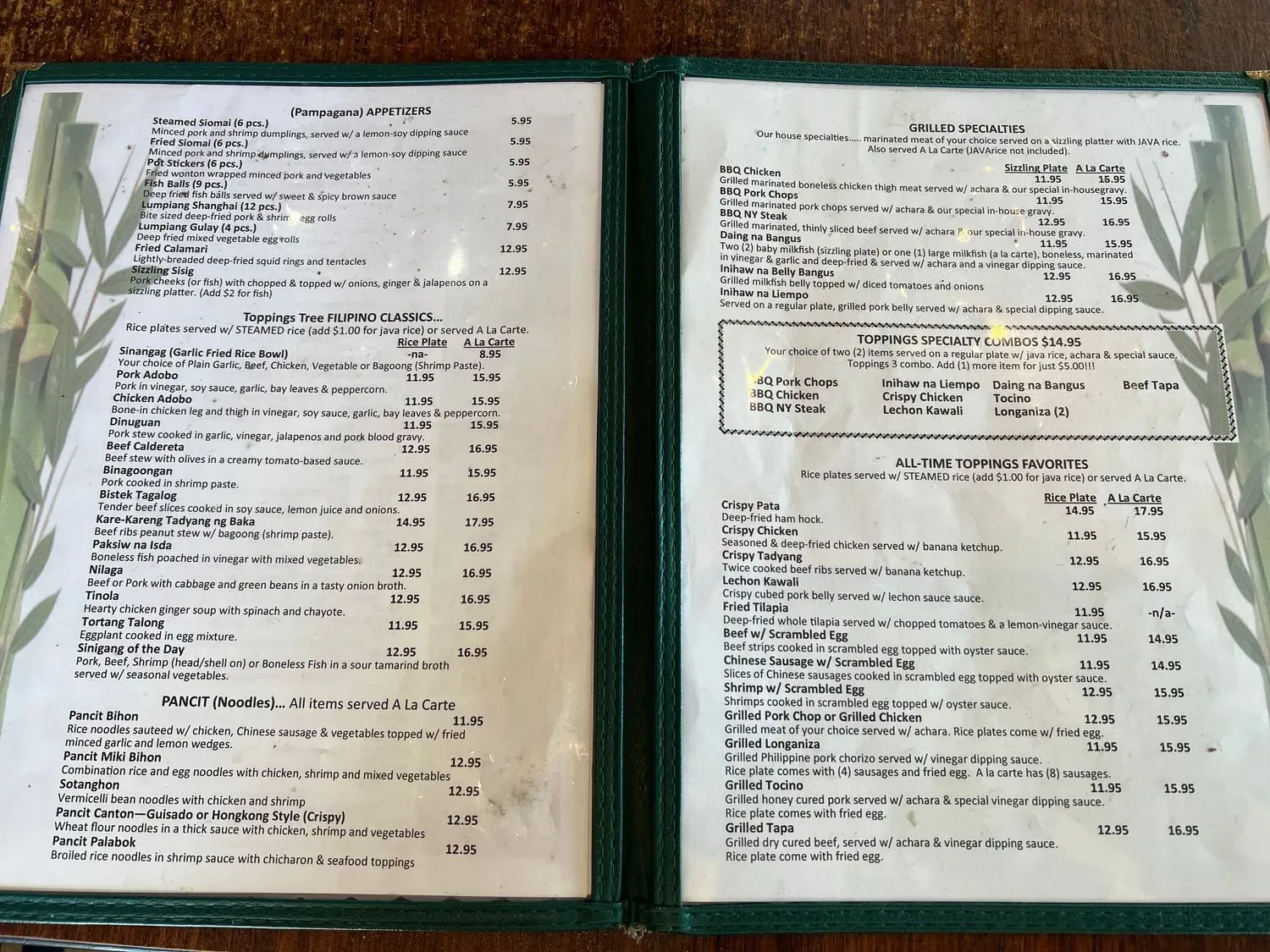 Menu 2