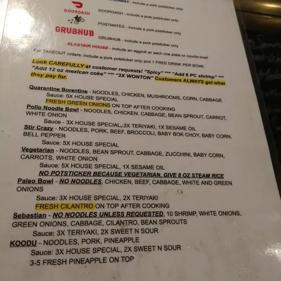 Menu 2