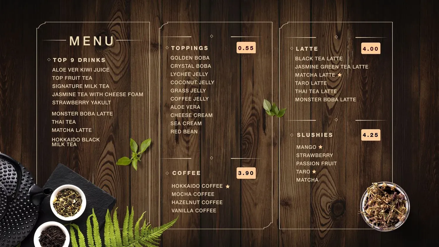 Menu 2