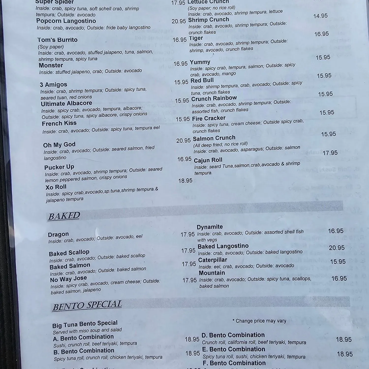 Menu 3