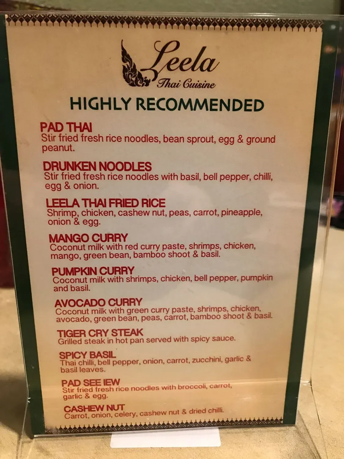 Menu 6