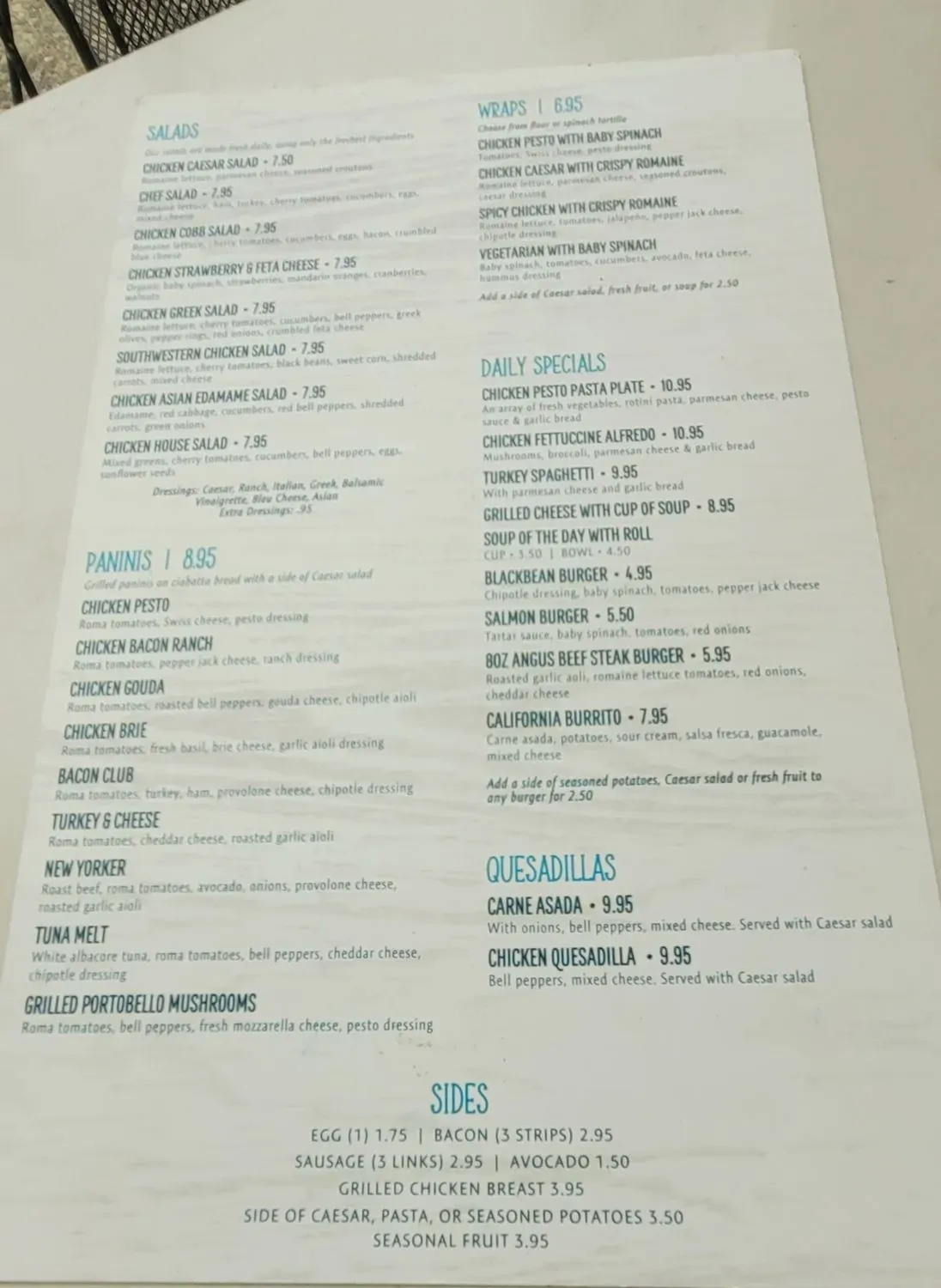 Menu 3