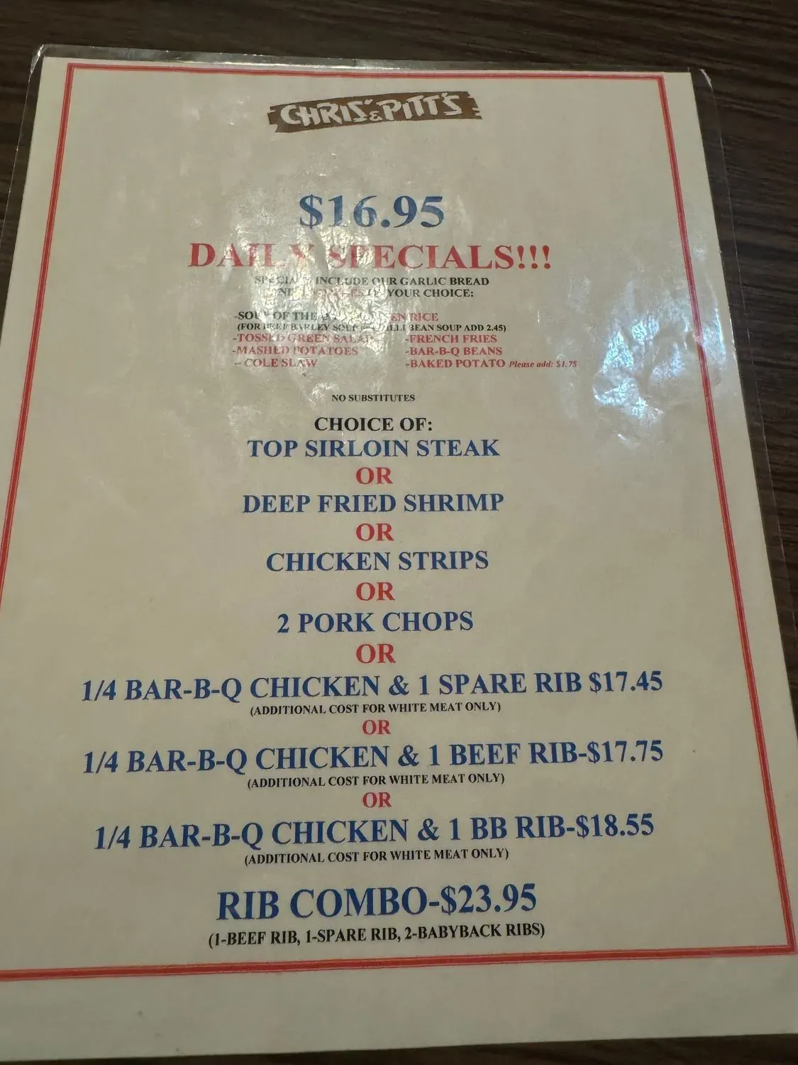 Menu 4