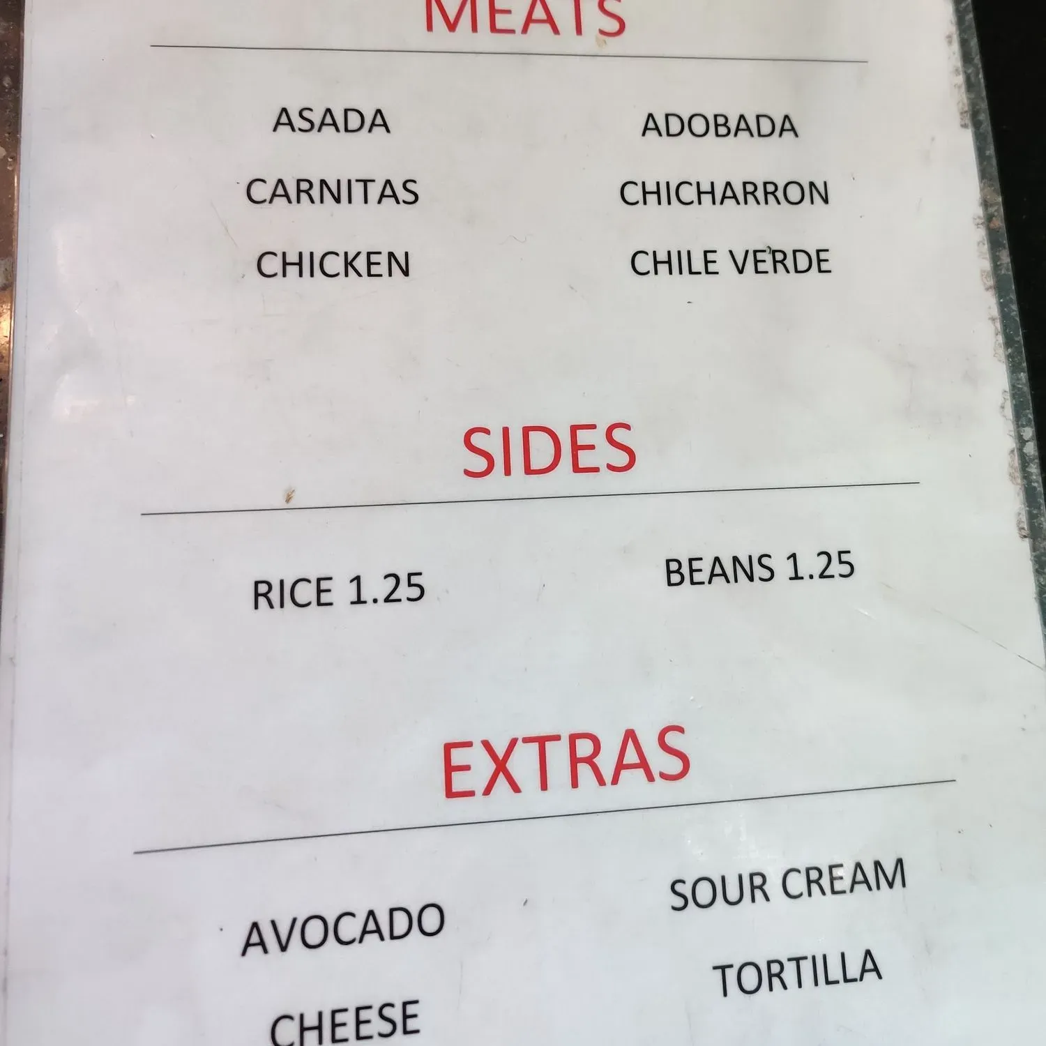 Menu 2