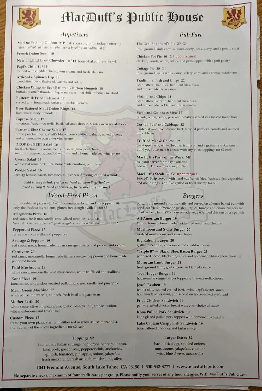 Menu 6