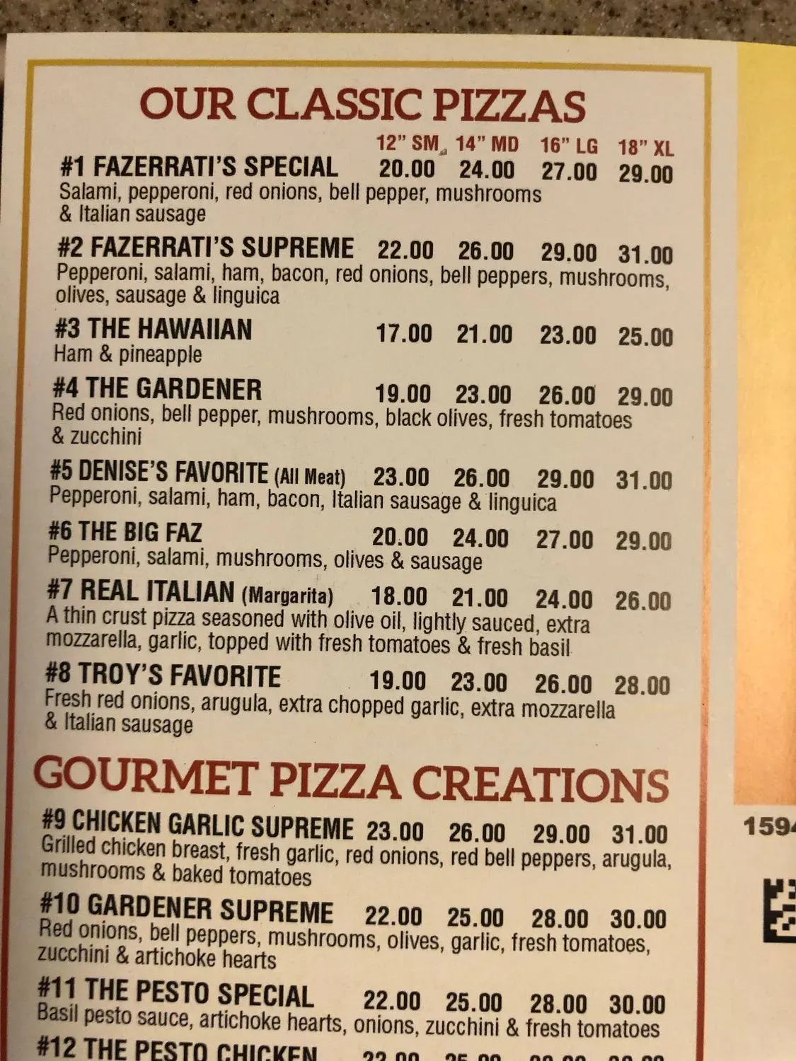 Menu 2