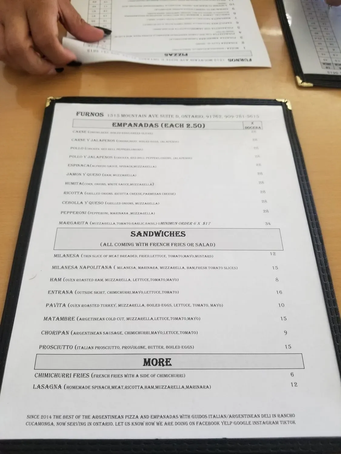 Menu 4