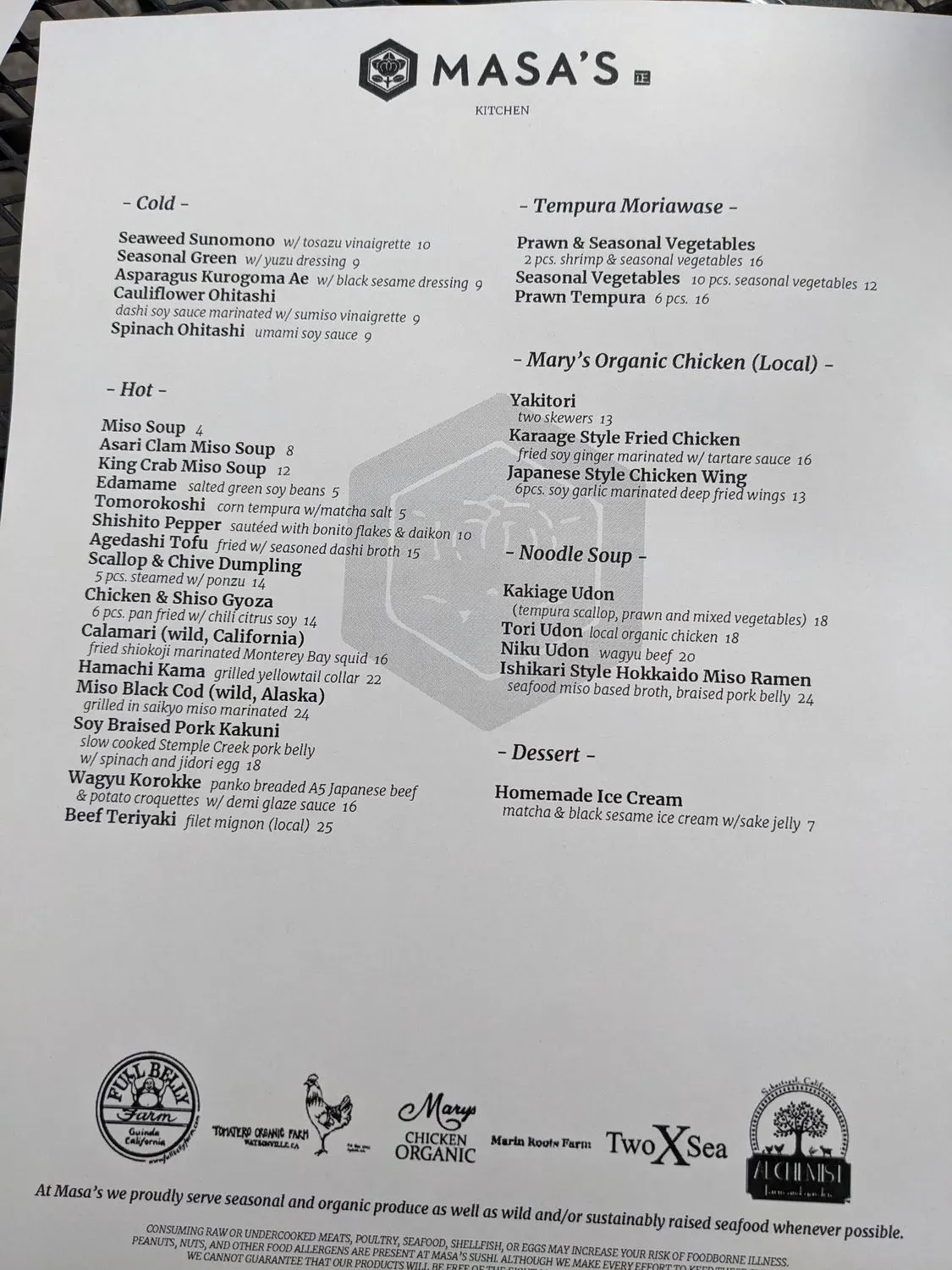 Menu 2