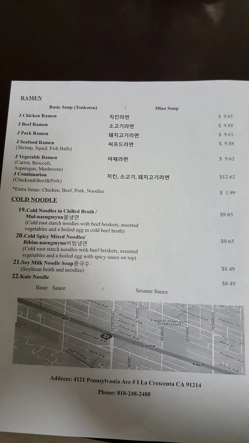 Menu 6