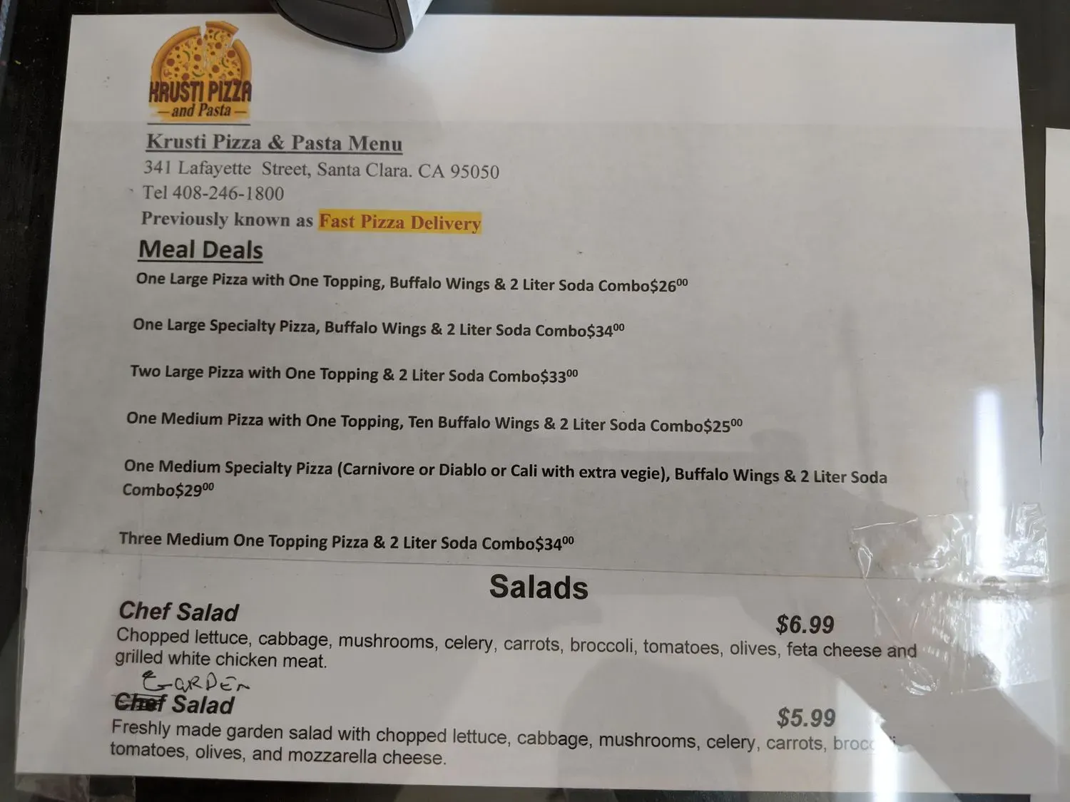 Menu 6