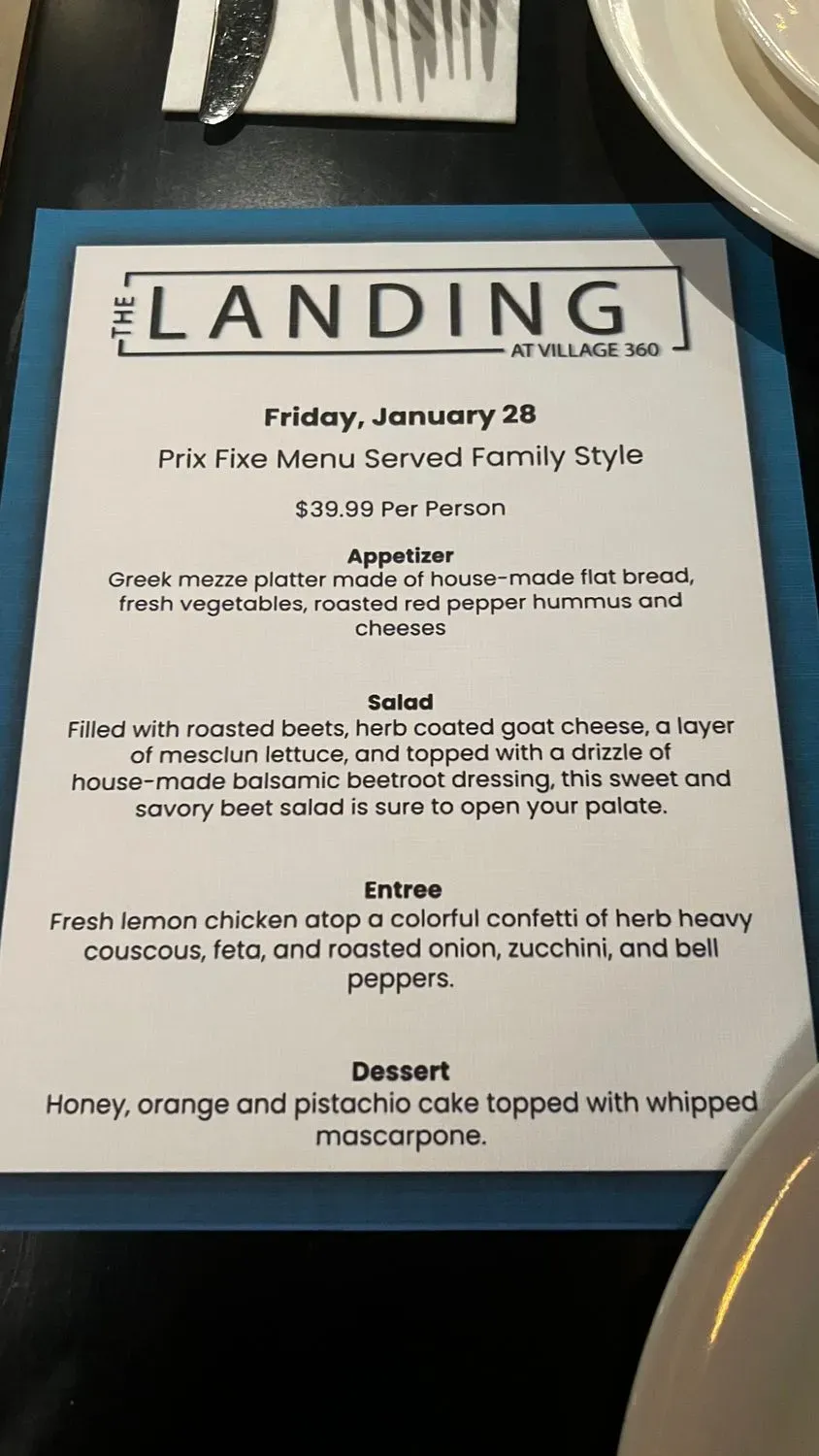 Menu 6