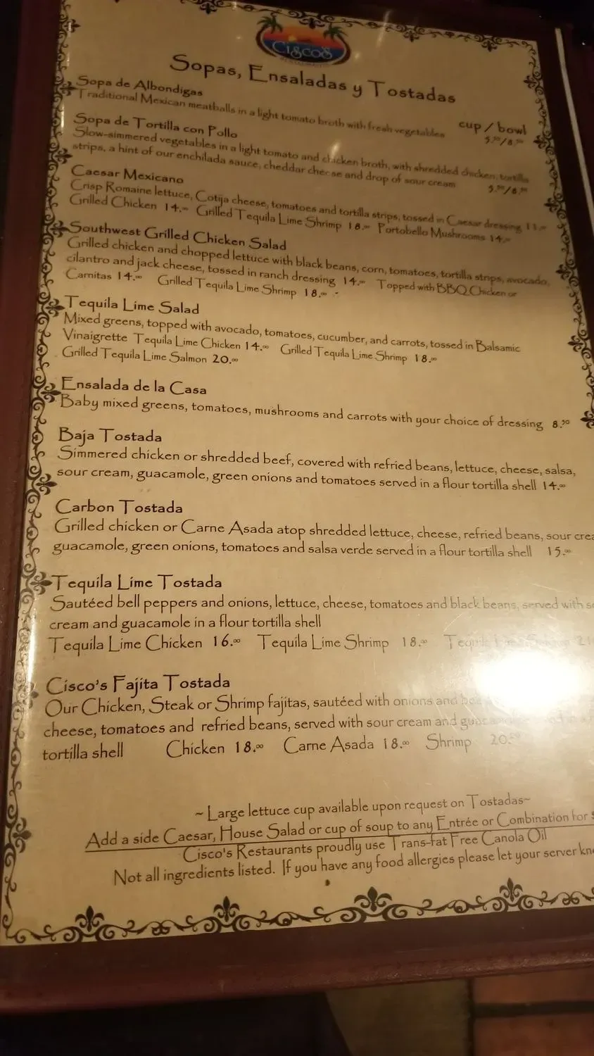 Menu 3