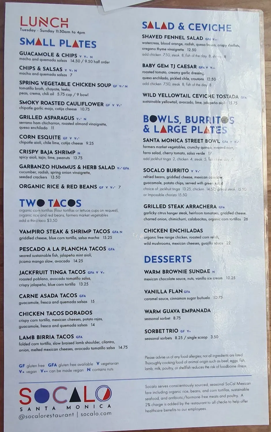 Menu 2