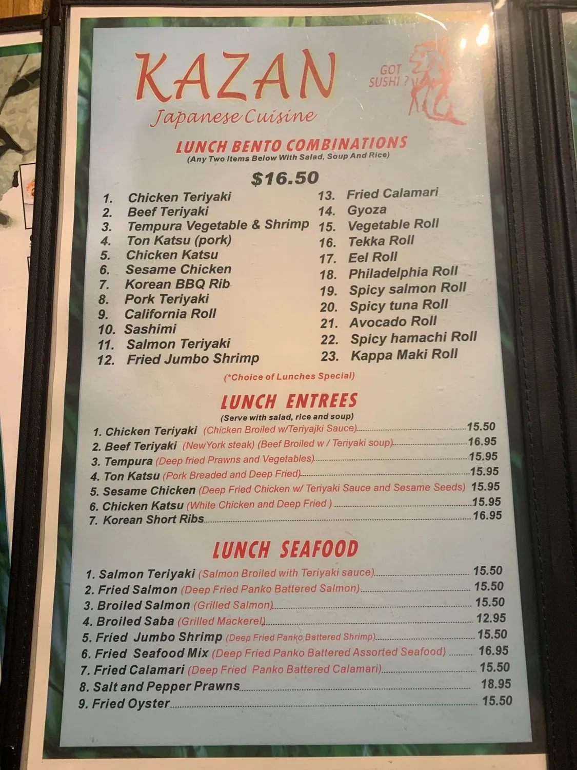 Menu 3