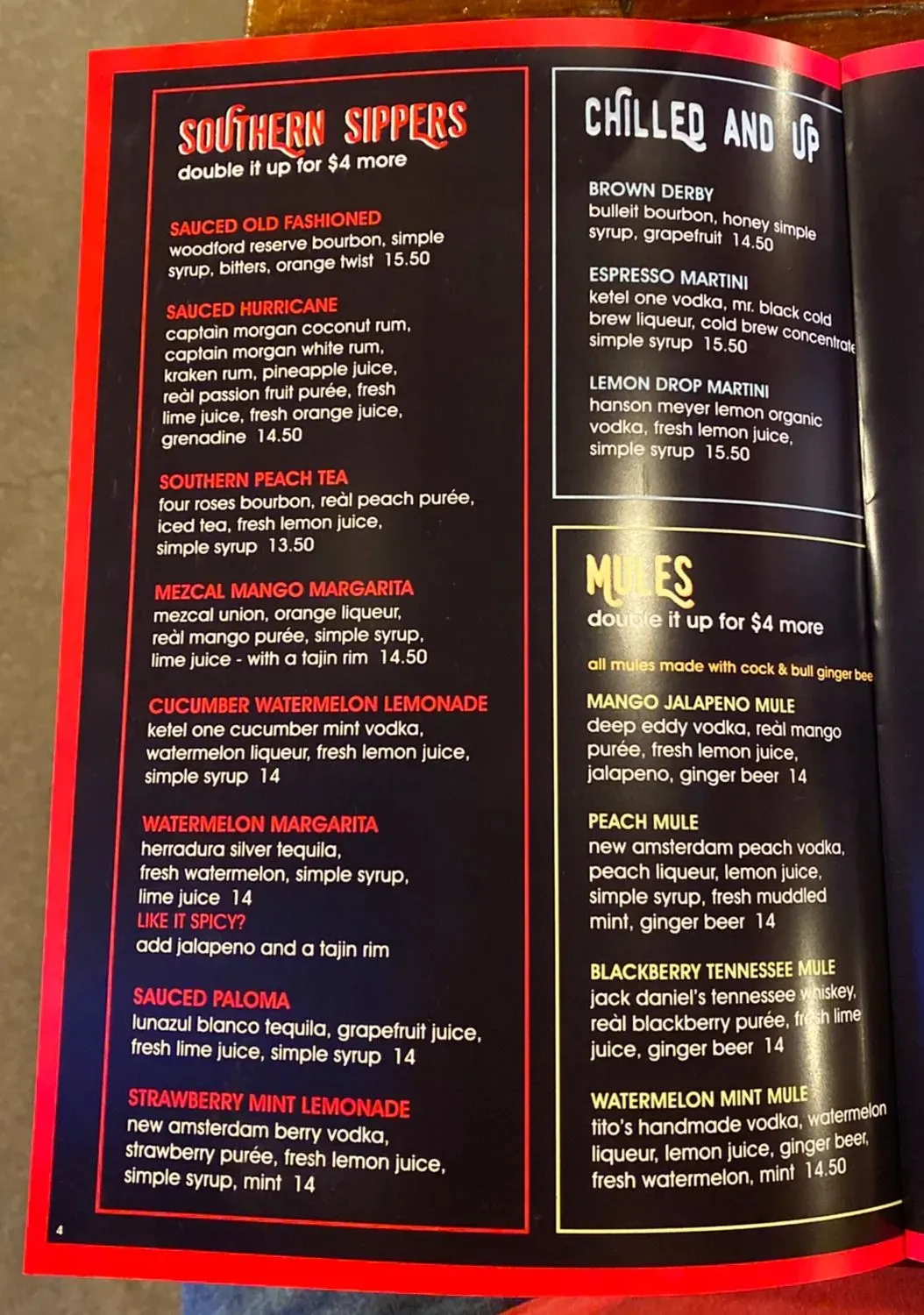 Menu 2