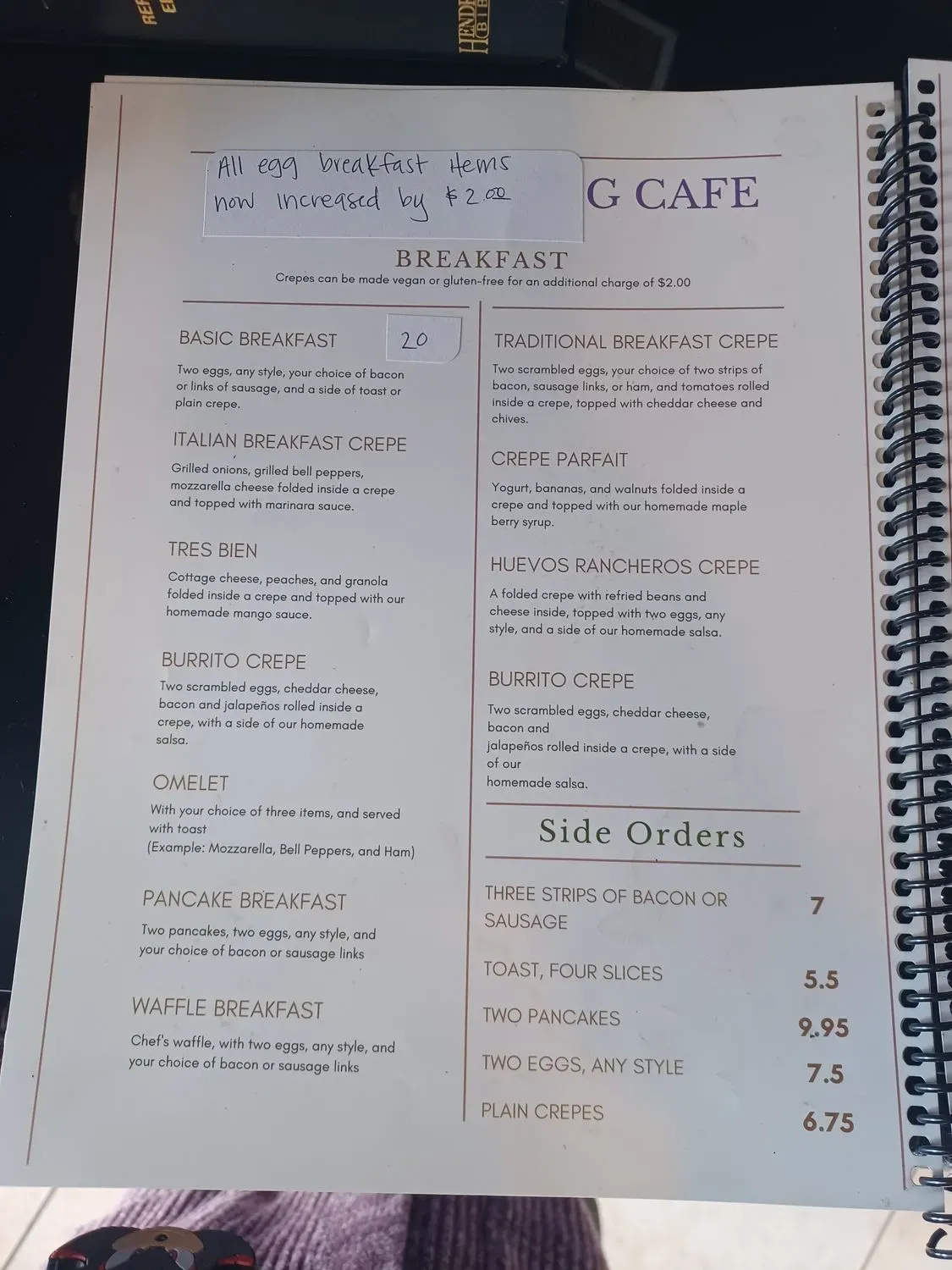 Menu 5